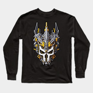 Mecha Skull S03 D38 Long Sleeve T-Shirt